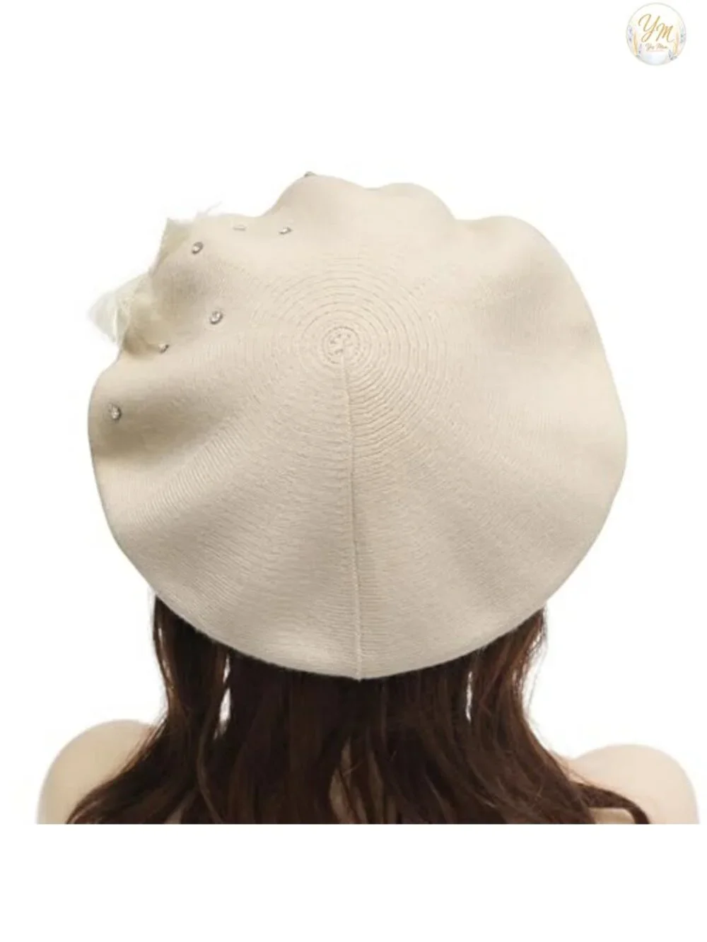 Women's Reversible French Beret Hat Soft Warm Viscose Blend Wool Cap